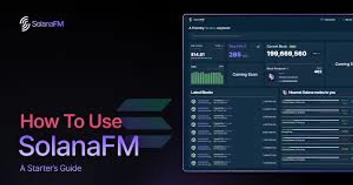 How to Use Solana FM: Block Explorer Guide for Beginners