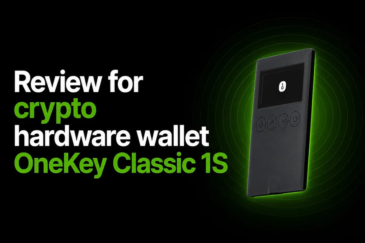 OneKey Classic 1S Review: Storing & Staking Solana on a $99 Open-Source Cold Wallet