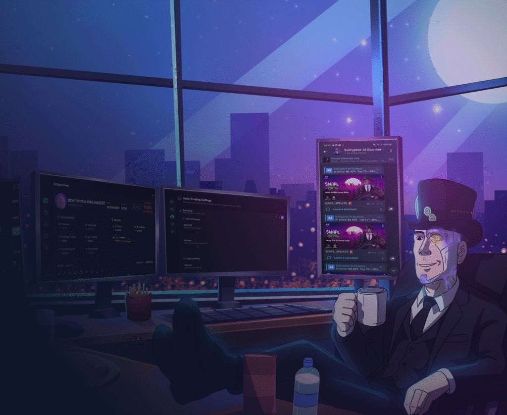 SolCypher logo — Solana Telegram Bots tool